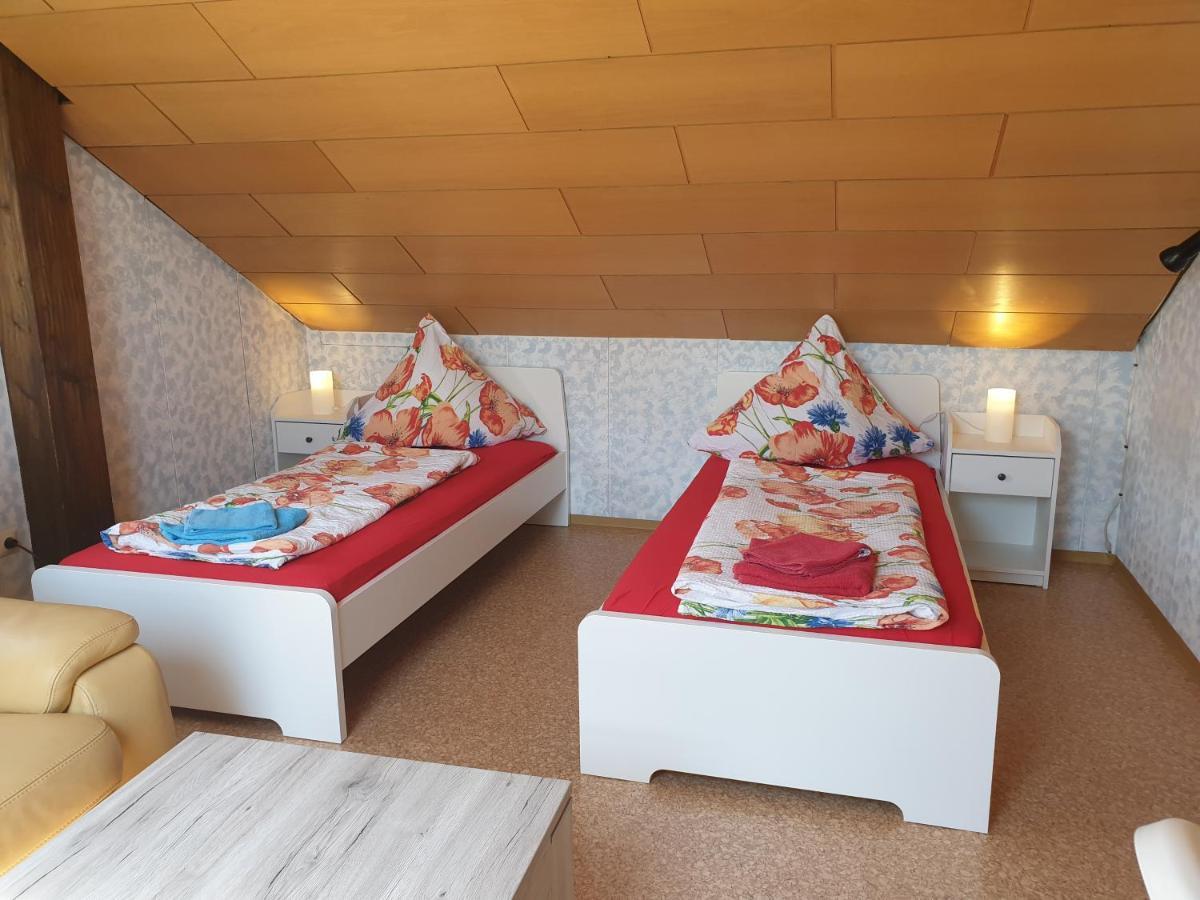 Sonnige Ruhige Dachzimmer Inkl Wifi Plus Kaffee Mit Wg Dusche Und Neuer Kueche Lörrach Eksteriør bilde